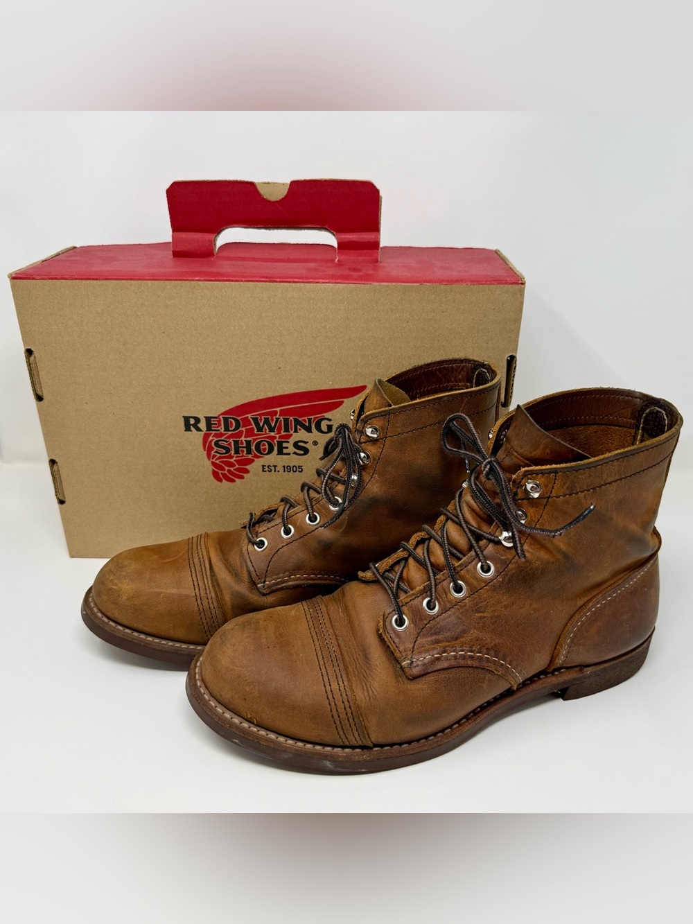 Red Wing Iron Ranger Heritage 8085 “Copper Rough Tough” Shoes Men’s Size: 9.5 D